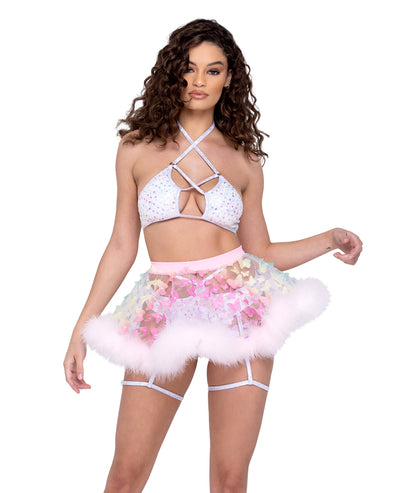 Sweet Pea Sheer Butterfly Skirt