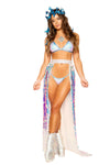 Mermaid Sequin Bikini Tie Set