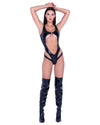 Aeon Flux Large Keyhole Vinyl Romper